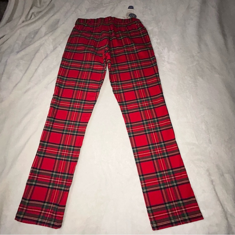 Castaway Men's Red and Green Plaid Pants size 32”x32” NEW - Picture 9 of 14